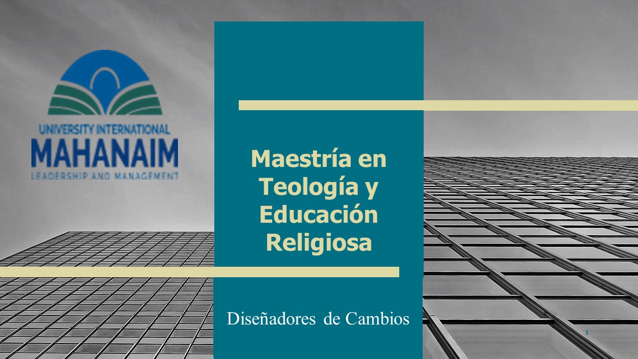Programa de Convalidación de Maestría en Teología y Educación Religiosa